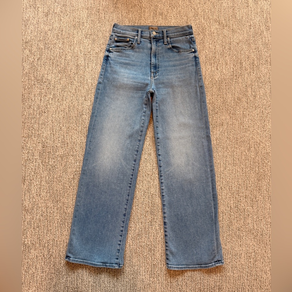 Mother Rambler Zip Ankle Jeans County Line Wash size 24